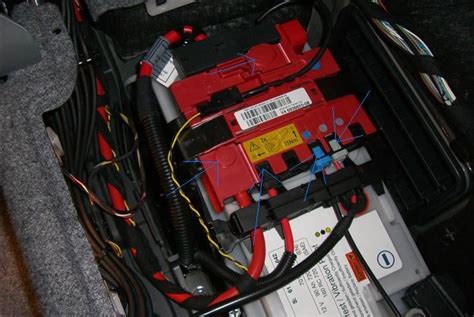 bmw 328xi battery power distribution box|BMW battery power box.